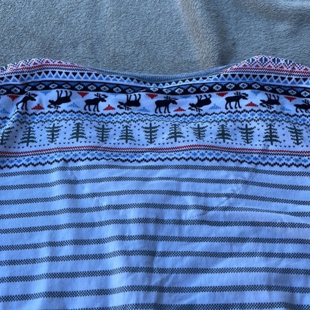 Cuddl Duds Winter Pajama Top, Size Small